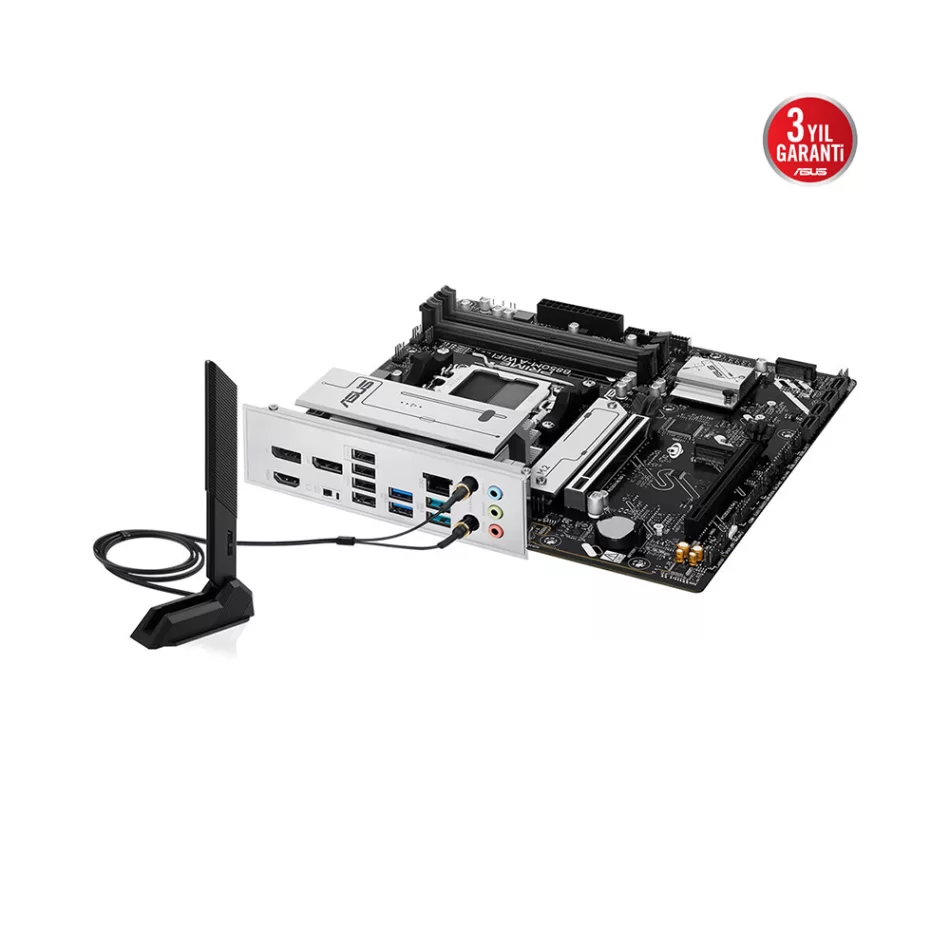 ASUS PRIME B850M-A WIFI 8000MHz(OC) DDR5 AMD Soket AM5 ATX Anakart