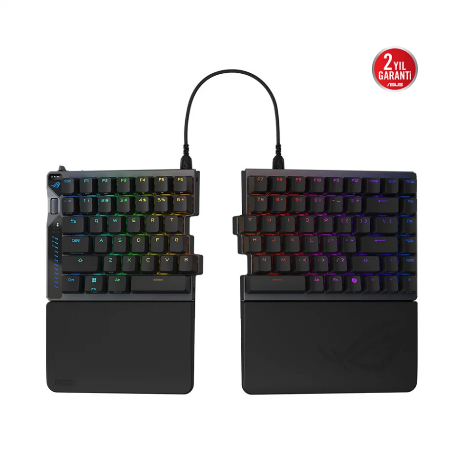 ASUS ROG Falcata %75 TKL ROG HFX V2 Switch ROG Hall Sensör 8K Hz Türkçe Q Bölünebilir Gaming Klavye