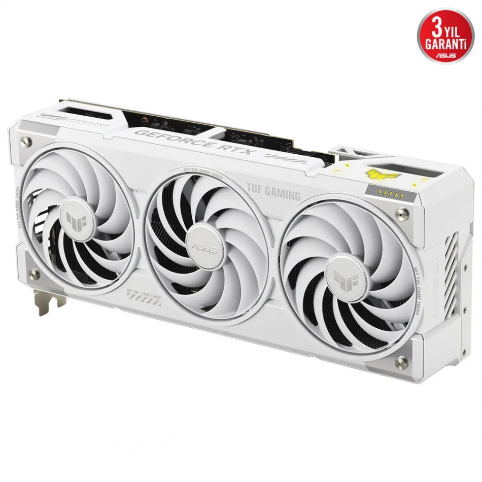 ASUS GeForce RTX 5060 Ti BTF White OC Edition 16GB GDDR7 128 Bit NVIDIA DLSS 4 Beyaz Ekran Kartı