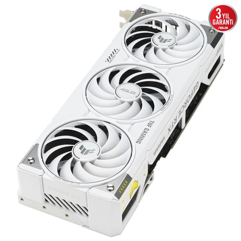 ASUS GeForce RTX 5060 Ti BTF White OC Edition 16GB GDDR7 128 Bit NVIDIA DLSS 4 Beyaz Ekran Kartı