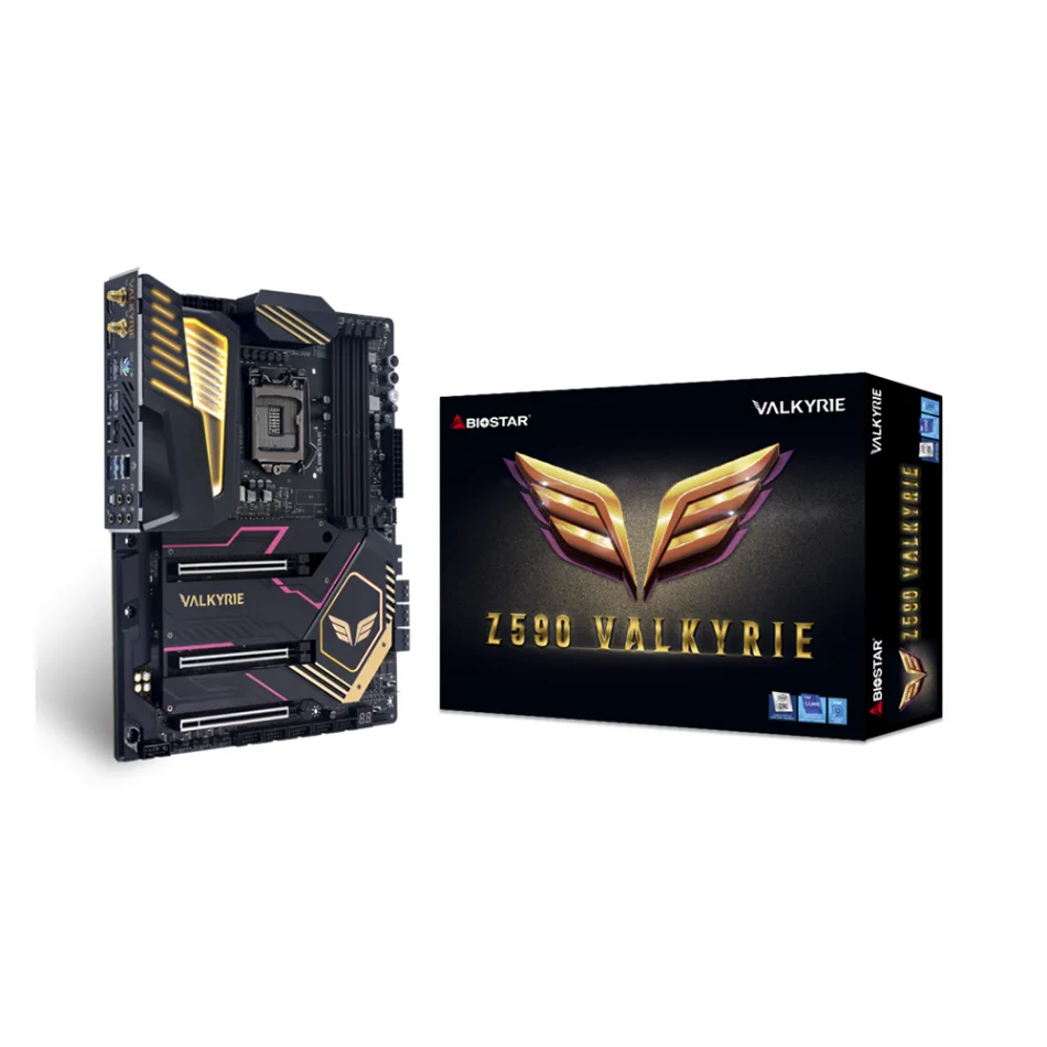 Biostar Z590 VALKYRIE 5000MHz(OC) DDR4 Intel Soket 1200 ATX Anakart