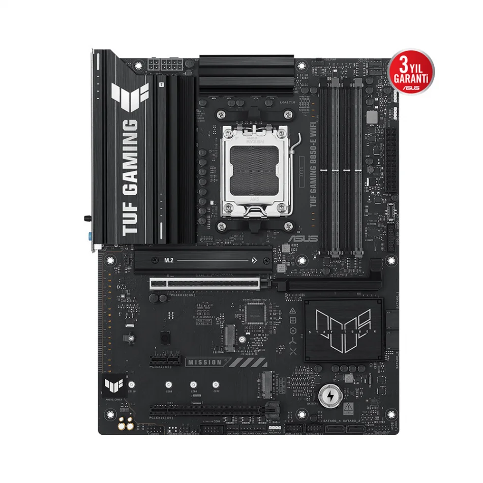 ASUS TUF Gaming B850-E WIFI 8000MHz(OC) DDR5 AMD Soket AM5 ATX Anakart