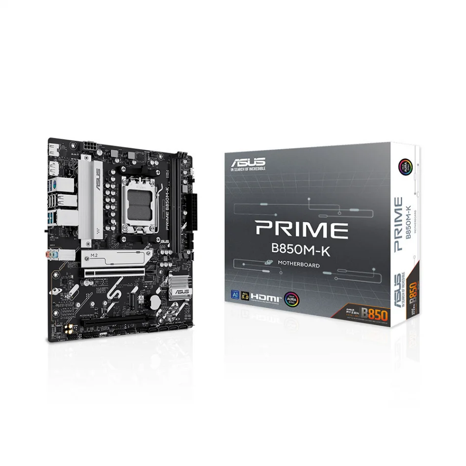 ASUS PRIME B850M-K 8200MHz(OC) DDR5 AMD Soket AM5 mATX Anakart