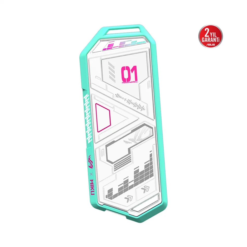ASUS ROG Strix Arion Hatsune Miku Edition USB 3.2 Gen2 M2 NVMe Beyaz SSD Kutusu