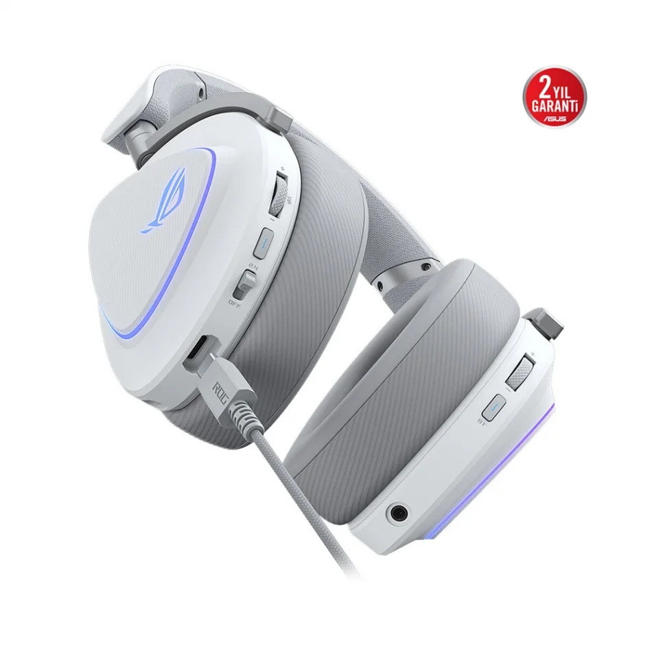 ASUS ROG Delta II White Edition Kablosuz Kulaküstü Beyaz Gaming Kulaklık