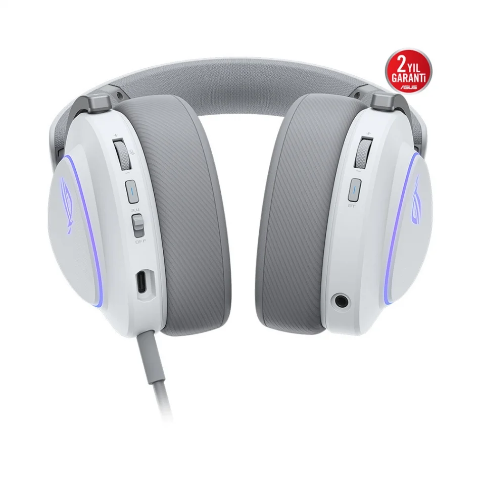 ASUS ROG Delta II White Edition Kablosuz Kulaküstü Beyaz Gaming Kulaklık