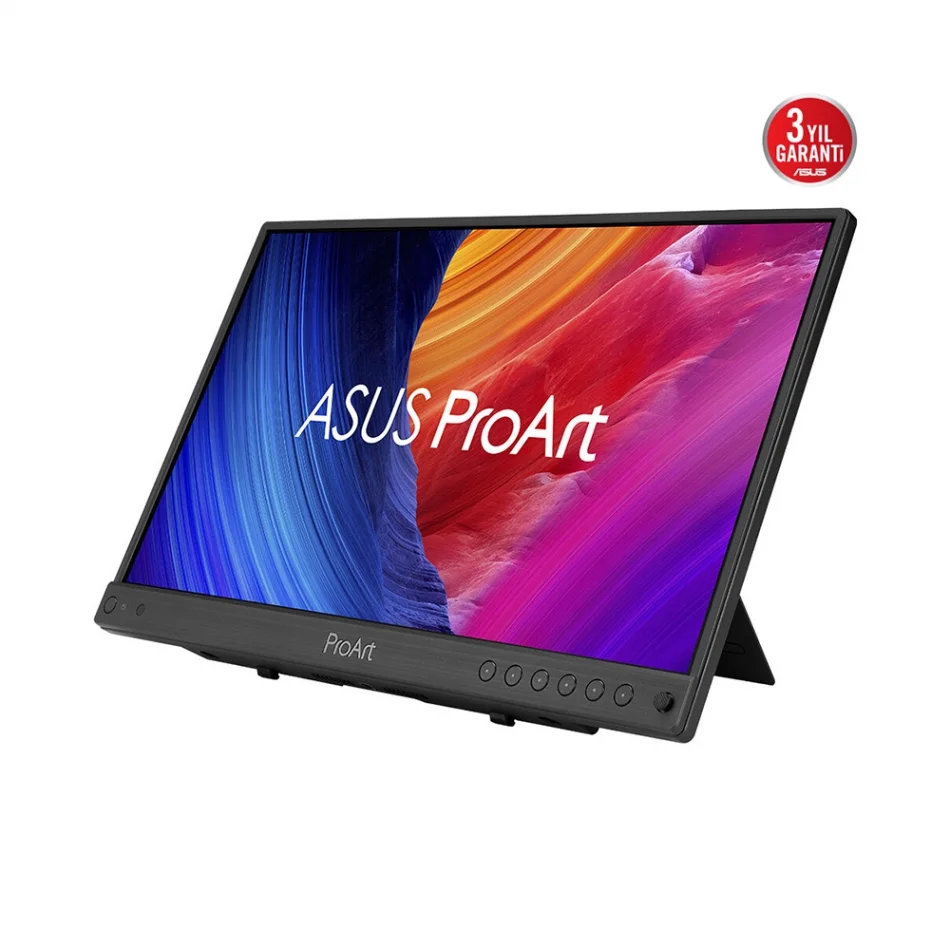 ASUS 15.6 ProArt PA16USV 60Hz 5ms 12G-SDI Bağlantı Destekli 4K 2160p HDR IPS LED Taşınabilir Profesyonel Monitör