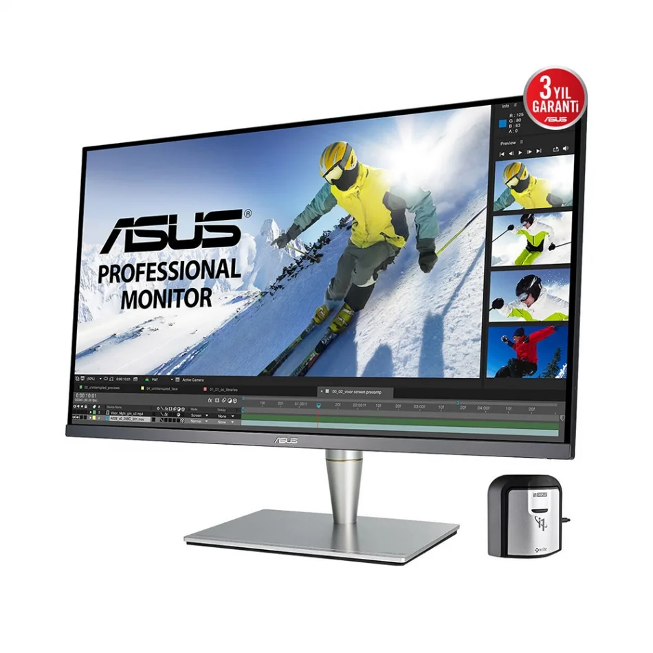ASUS 32 ProArt PA32UC-K 60Hz 5ms Adaptive-Sync 4K 2160p HDR IPS LED Profesyonel Monitör