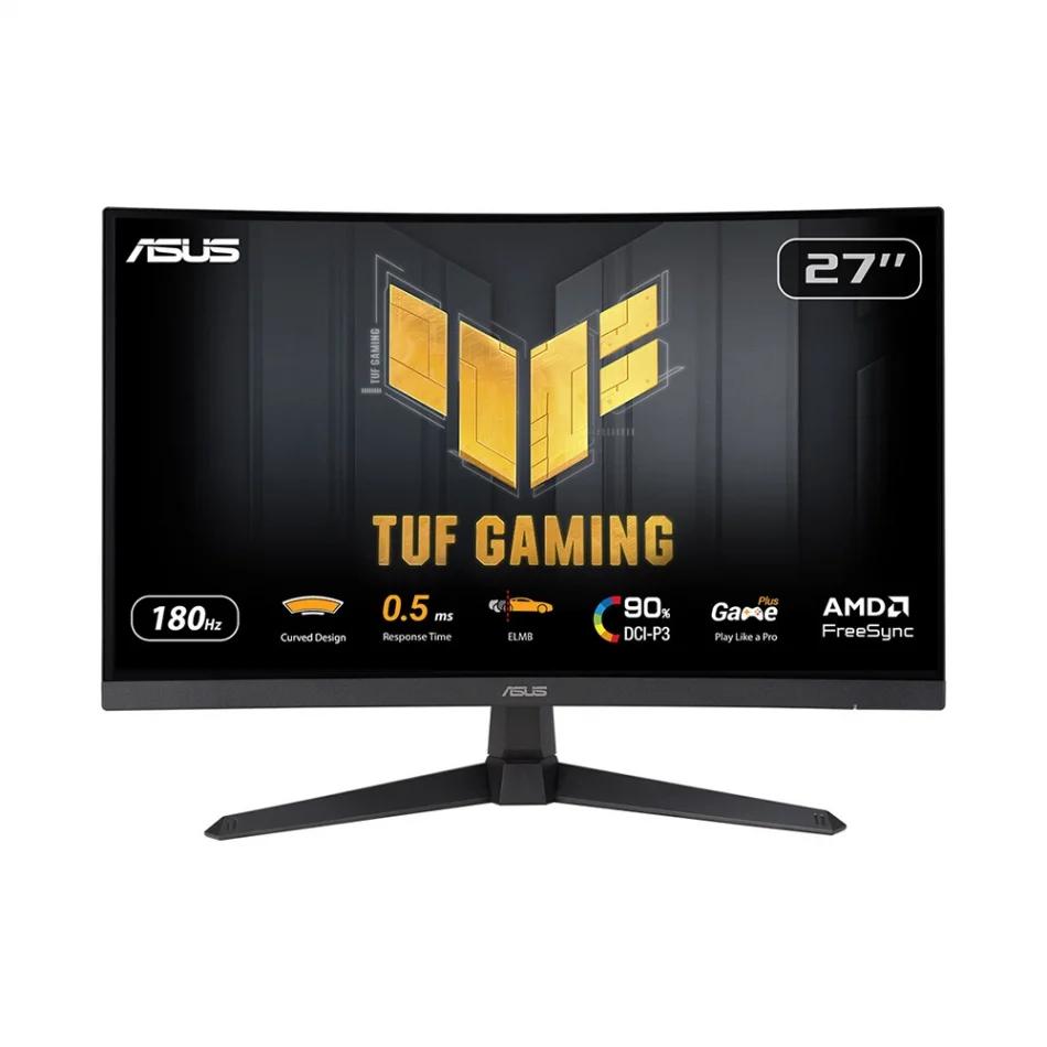 ASUS 27 TUF Gaming VG27WQ3B 180Hz 0.5ms FreeSync 1440p VA LED Curved Gaming Monitör