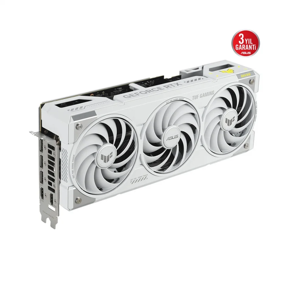 ASUS TUF Gaming GeForce RTX 5070 Ti OC White Edition 16GB GDDR7 256 Bit NVIDIA DLSS 4 Beyaz Ekran Kartı