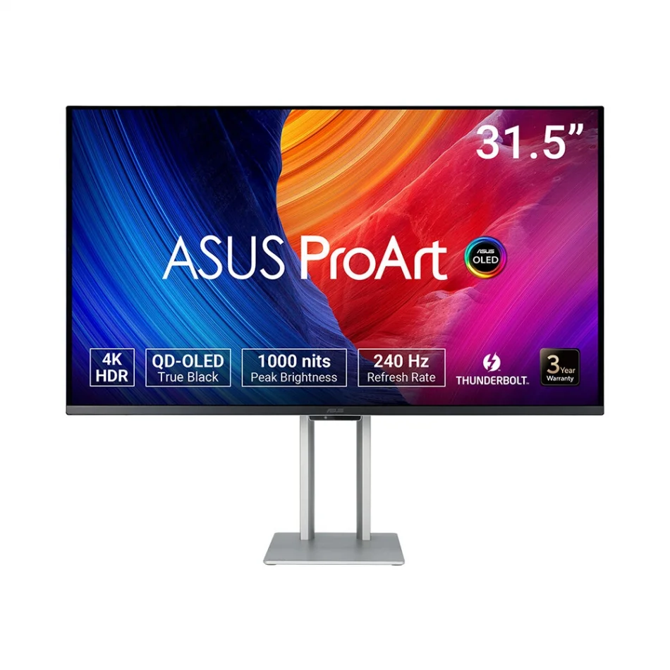 ASUS 32 ProArt OLED PA32UCDM 240Hz 0.1ms Adaptive-Sync 4K 2160p HDR QD-OLED Profesyonel Monitör