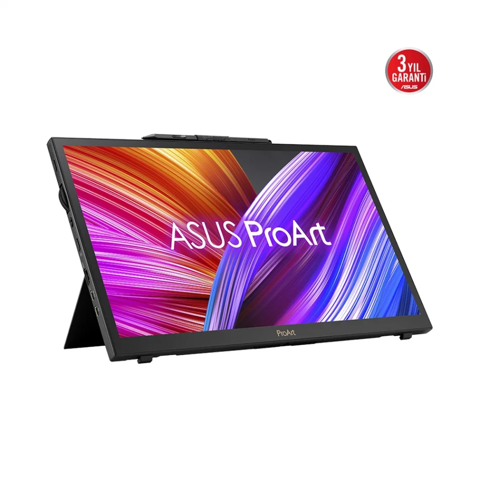 ASUS 15.6 ProArt PA169CDV Touch 60Hz 10ms Calman Verified Sertifikalı 4K 2160p HDR IPS LED Kalemli Dokunmatik Profesyonel Taşınabilir Monitör