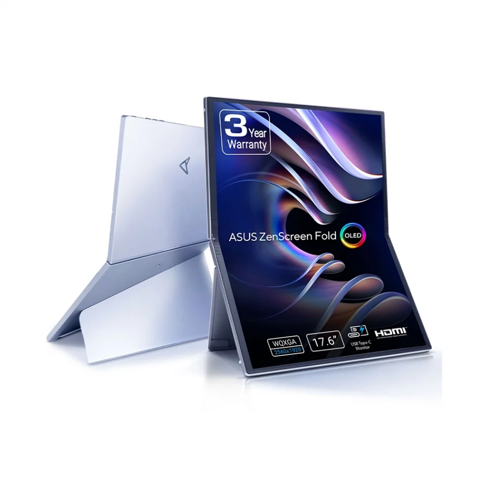 ASUS 17.3 ZenScreen Fold OLED MQ17QH HDR500 2560x1920 QHD Katlanabilir Taşınabilir Monitör