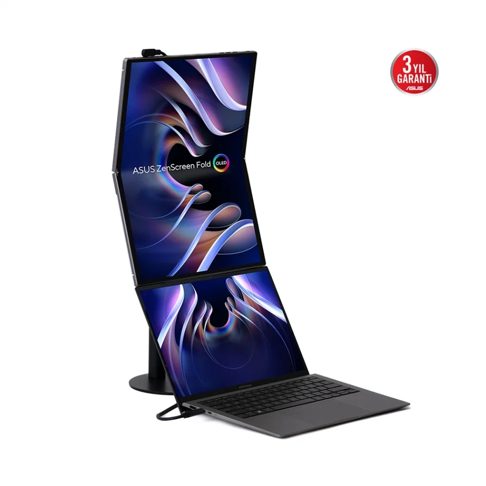 ASUS 17.3 ZenScreen Fold OLED MQ17QH HDR500 2560x1920 QHD Katlanabilir Taşınabilir Monitör