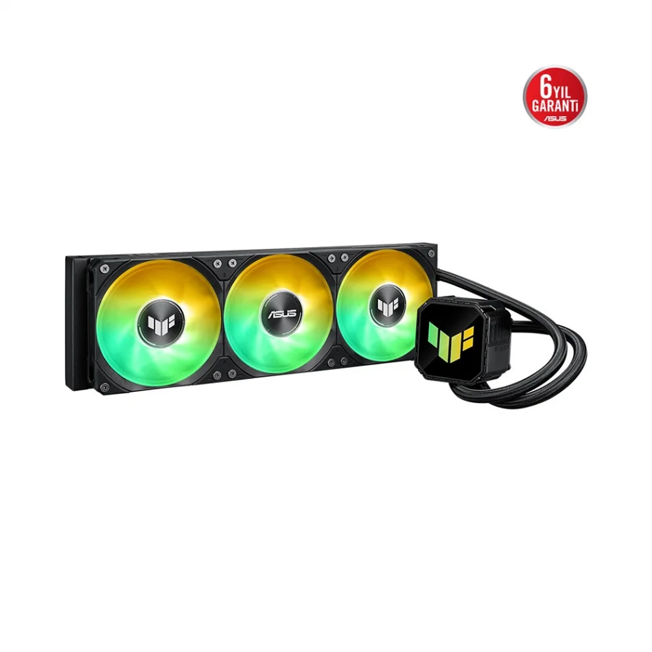 ASUS TUF Gaming LC III 360 ARGB Aura Sync Intel LGA1851-1700 ve AMD AM5 Destekli 360mm İşlemci Sıvı Soğutucu