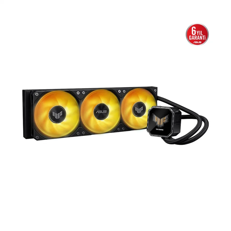 ASUS TUF Gaming LC III 360 ARGB LCD Aura Sync Intel LGA1851-1700 ve AMD AM5 Destekli 360mm İşlemci Sıvı Soğutucu
