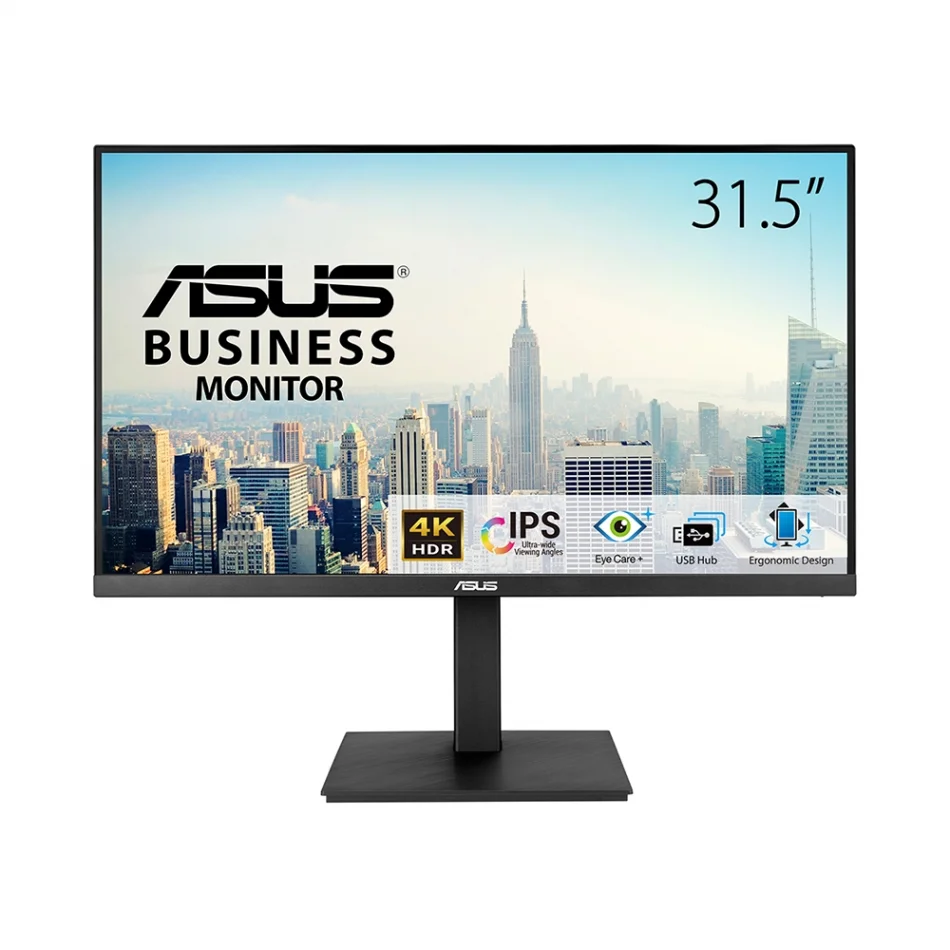 ASUS 32 VA32UQSB 60Hz 4ms Eye Care Adaptive-Sync 2160p 4K HDR IPS LED Business Monitör