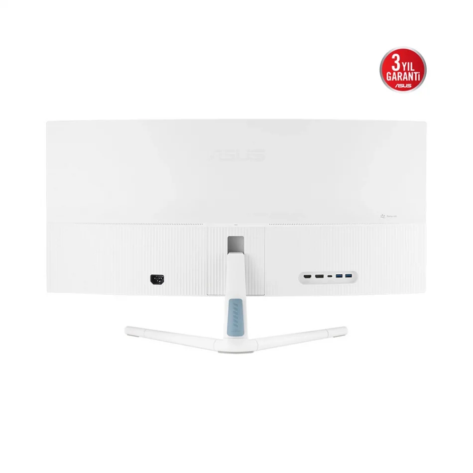 ASUS 34 VU34WCIP-W 100Hz 1ms Hava İyonizeri Adaptive-Sync 3440x1440 WQHD HDR VA LED Curved Beyaz Monitör
