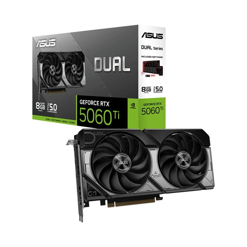 ASUS Dual GeForce RTX 5060 Ti 8GB GDDR7 128 Bit NVIDIA DLSS 4 Ekran Kartı
