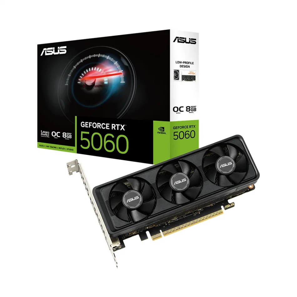 ASUS GeForce RTX 5060 LP BRK OC Edition 8GB GDDR7 128 Bit NVIDIA DLSS 4 Ekran Kartı