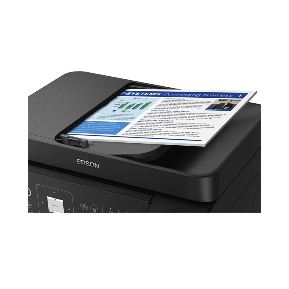 Epson EcoTank L5590 Yazıcı + Tarayıcı + Fotokopi + Faks + Wi-Fi Mürekkep Tanklı All-in-One Yazıcı
