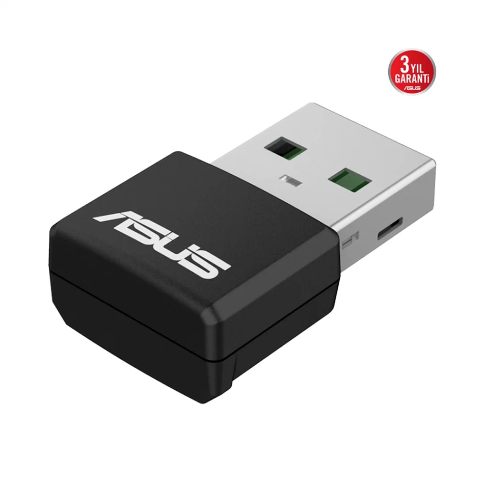 ASUS USB-AX55 Nano AX1800 Çift-Bant WiFi 6 USB Adaptörü