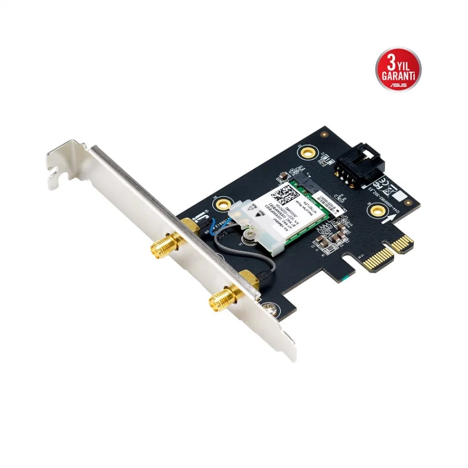 ASUS PCE-BE6500 6 GHz WIFI 7 Bluetooth 5.4 PCI-E Ağ Adaptörü