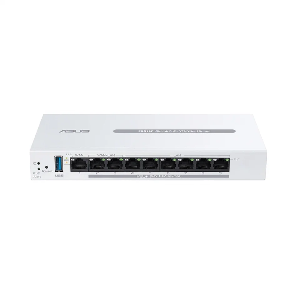 ASUS ExpertWiFi EBG19P Gigabit 8 Port PoE+ VPN Kablolu Router