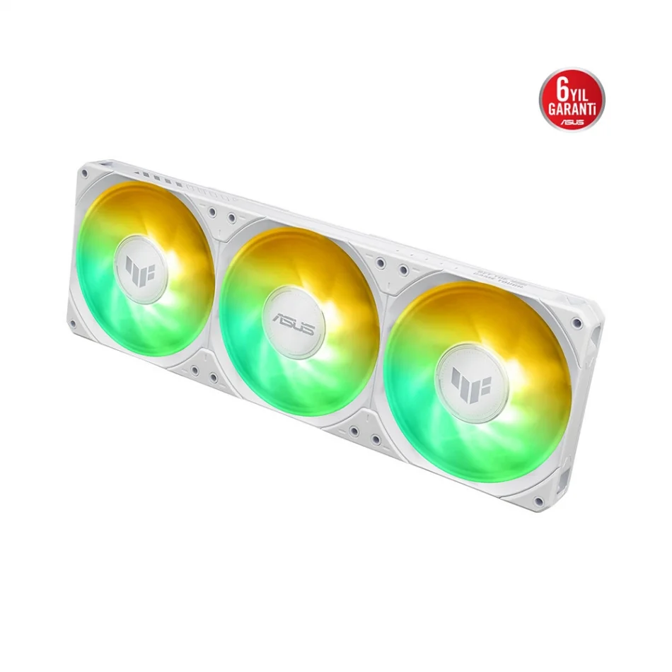 ASUS TUF Gaming LC III 360 ARGB LCD White Aura Sync Intel LGA1851-1700 ve AMD AM5 Destekli 360mm Beyaz İşlemci Sıvı Soğutucu