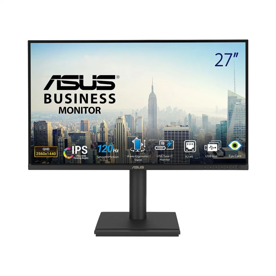 ASUS 27 BE27ACGN 120Hz 5ms Eye Care Adaptive-Sync 2K 1440p IPS LED Business Monitör