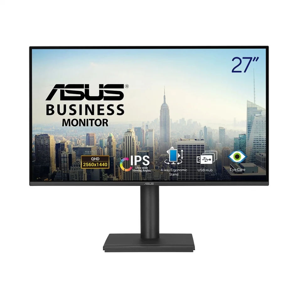 ASUS 27 BE27AQ 75Hz 5ms Eye Care Adaptive-Sync 1440p 2K HDR IPS LED Business Monitör