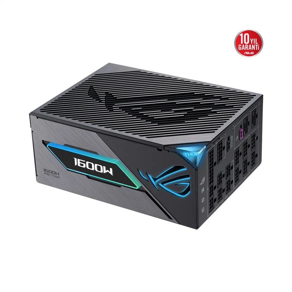 ASUS ROG THOR 1600W 80 PLUS Titanium III ARGB OLED Ekranlı ATX 3.1 Tam Modüler Güç Kaynağı