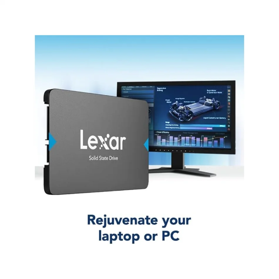Lexar NQ100 240GB SATA 3.0 550/445MB/s 2.5 SSD - LNQ100X240G-RNNNG