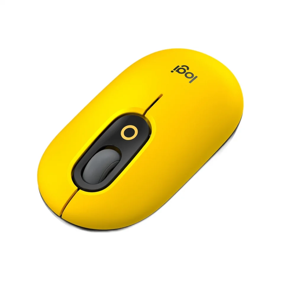 Logitech POP Emojili Kablosuz Mouse Sarı & Siyah 910-006546