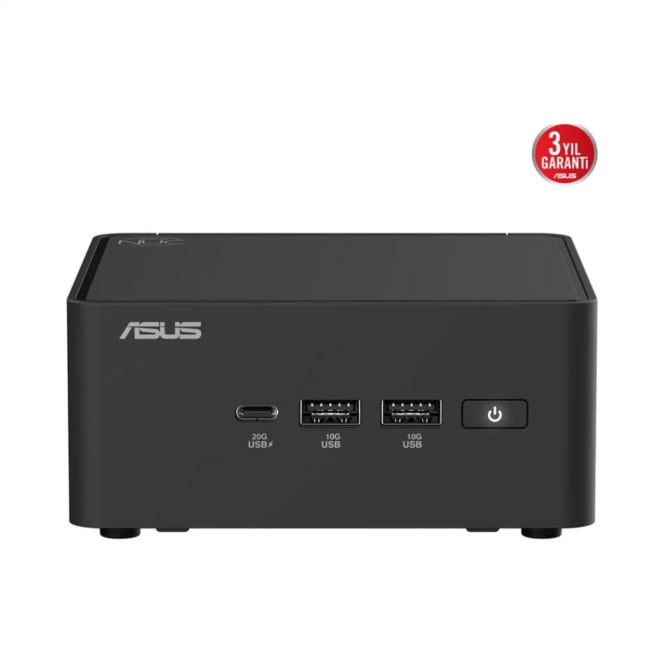 ASUS NUC15 Pro Tall Kit Intel Core 3 100U İşlemcili Barebone (Ram ve SSD yok) FreeDOS Mini Masaüstü Bilgisayar
