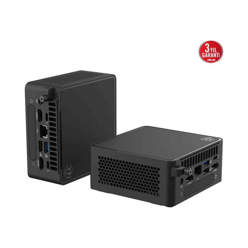ASUS NUC15 Pro Tall Kit Intel Core 3 100U İşlemcili Barebone (Ram ve SSD yok) FreeDOS Mini Masaüstü Bilgisayar