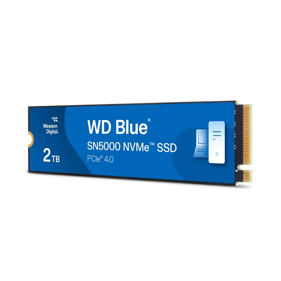 Western Digital Blue SN5000 2 TB PCIe Gen 4.0 5150/4850MB/s NVMe M.2 SSD - WDS200T4B0E