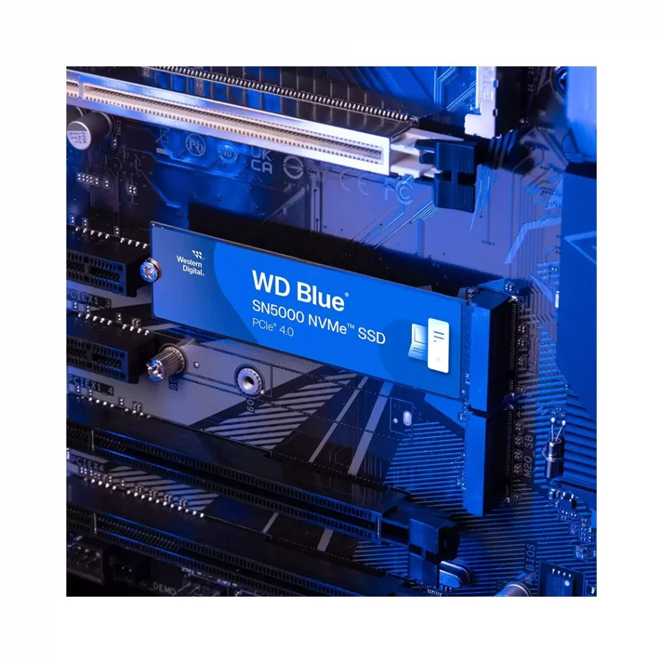 Western Digital Blue SN5000 2 TB PCIe Gen 4.0 5150/4850MB/s NVMe M.2 SSD - WDS200T4B0E