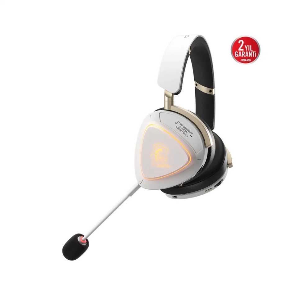 ASUS ROG Delta II-KJP Kojima Productions Edition Kablosuz Kulaküstü Beyaz Gaming Kulaklık