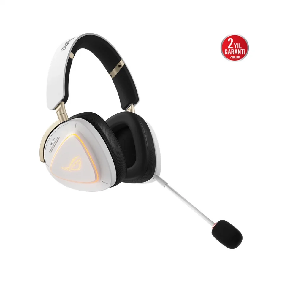 ASUS ROG Delta II-KJP Kojima Productions Edition Kablosuz Kulaküstü Beyaz Gaming Kulaklık