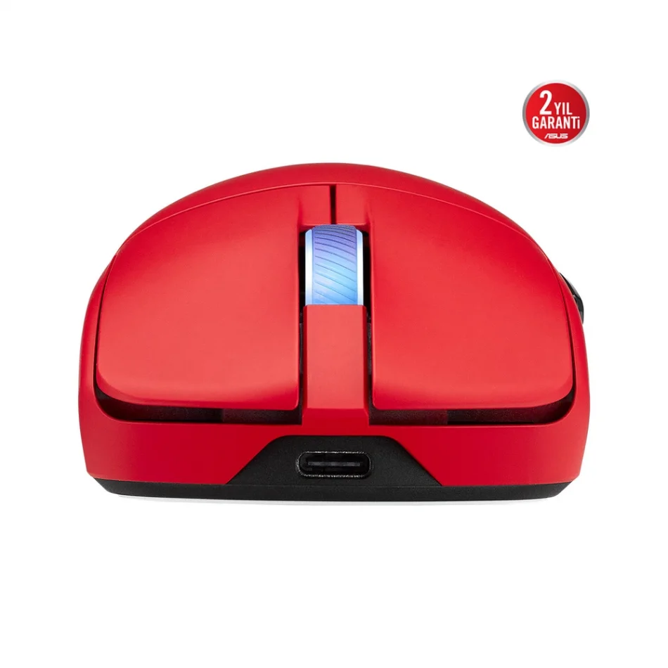 ASUS ROG Harpe II Ace Lava Red AimPoint Pro 42000 DPI 8K Hz Kablosuz Kırmızı Gaming Mouse