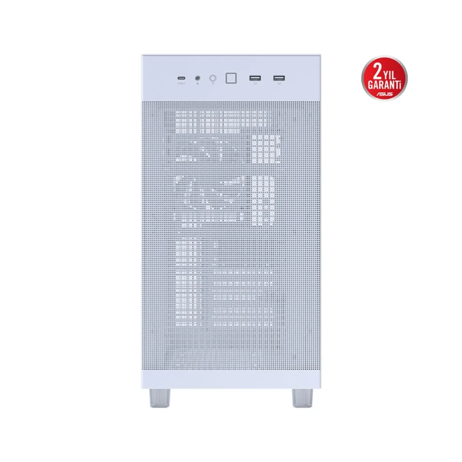 ASUS Prime AP303 Mesh White 1x Fanlı Mid Tower ATX Kompakt Beyaz Gaming Kasa