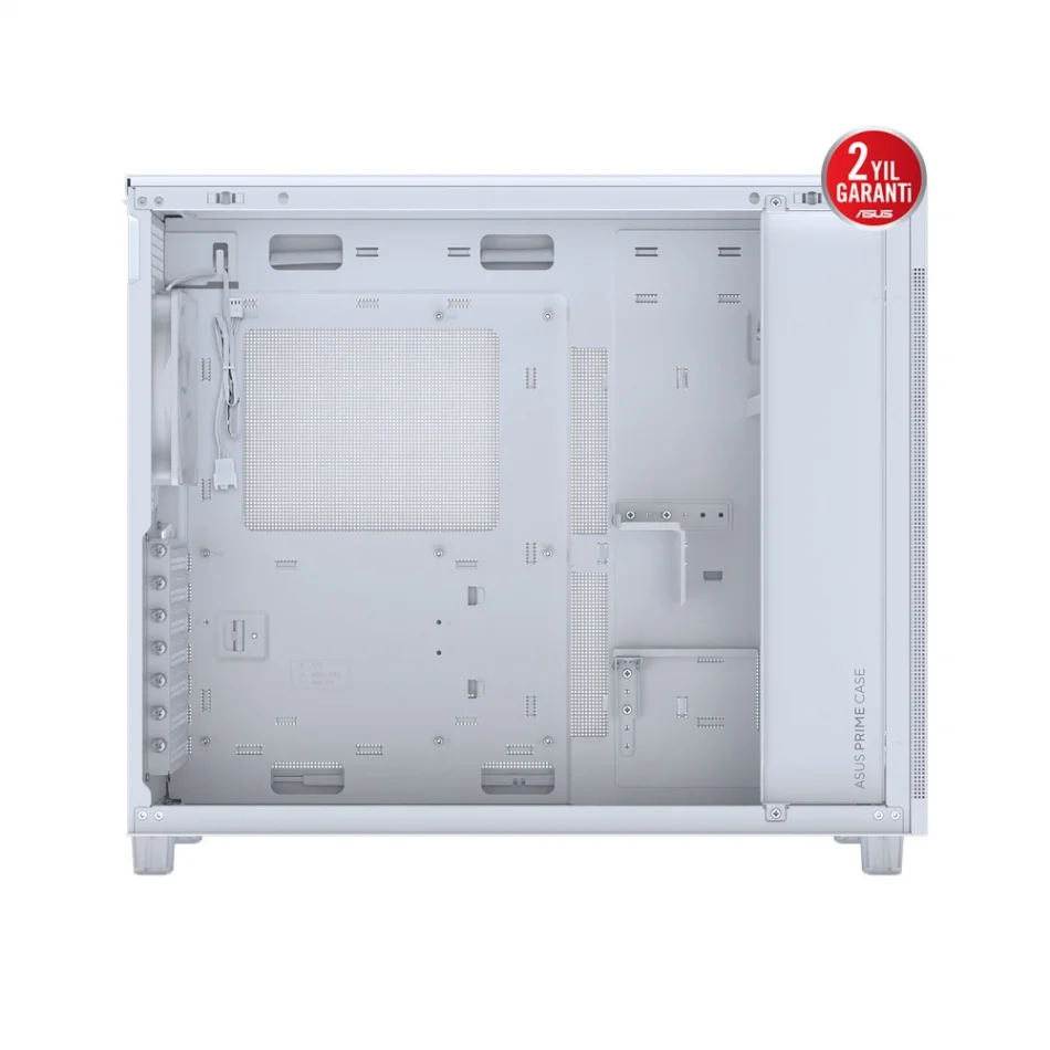 ASUS Prime AP303 Mesh White 1x Fanlı Mid Tower ATX Kompakt Beyaz Gaming Kasa