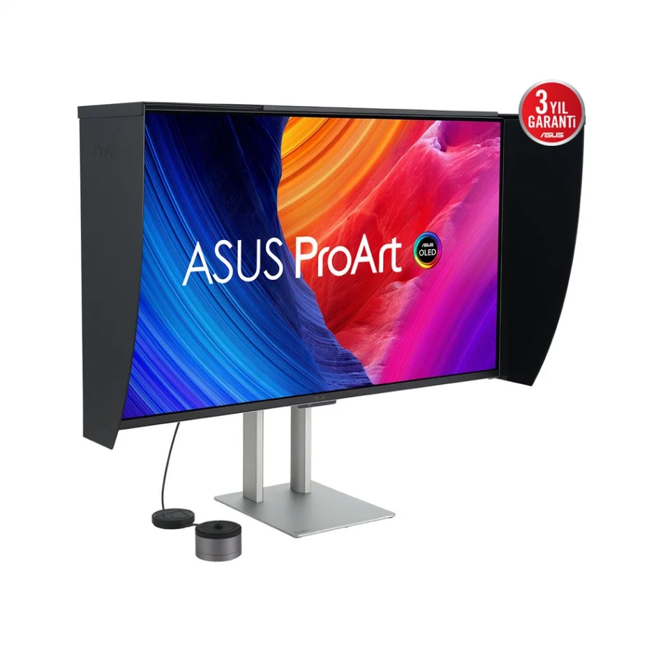 ASUS 32 ProArt Display OLED PA32UCDMR-K 240Hz 0.1ms Otomatik Donanım Kalibrasyonlu 2160p HDR QD-OLED Profesyonel Monitör