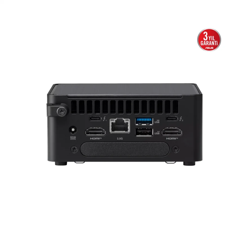 ASUS NUC14 Pro Tall Kit Intel Ultra U7 155H İşlemcili Barebone (Ram ve SSD yok) FreeDOS Mini Bilgisayar