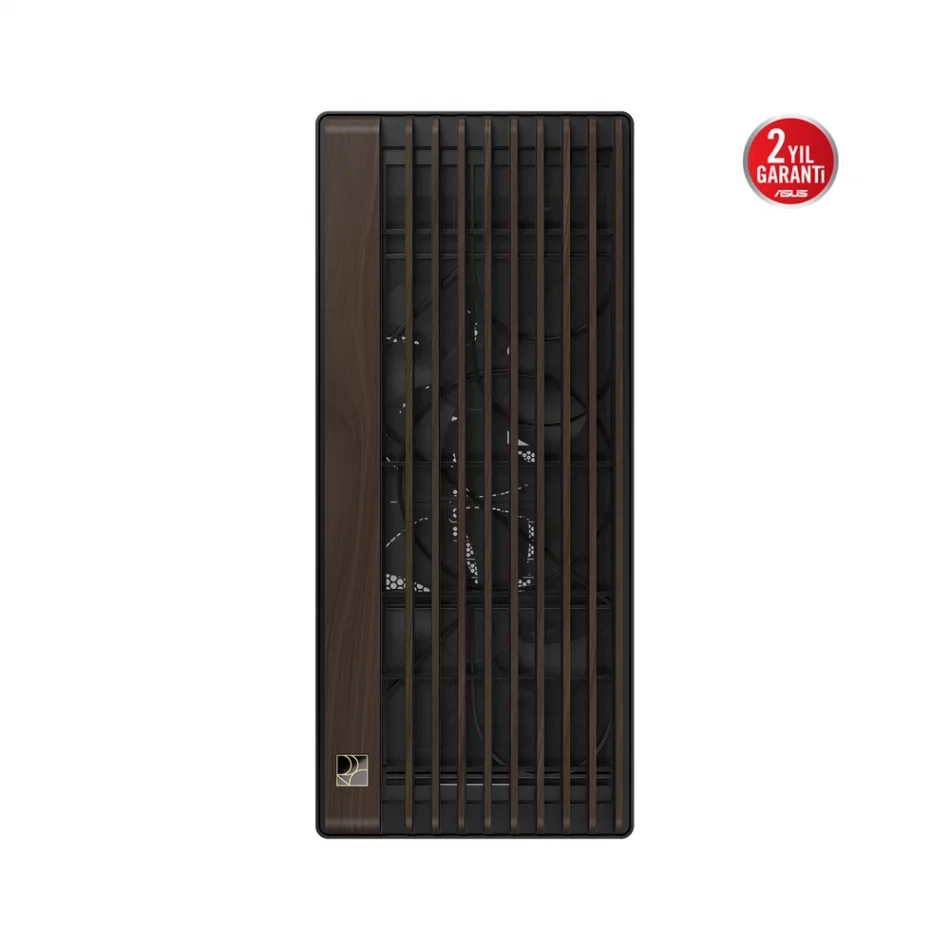 ASUS ProArt PA602 Walnut Wood Edition - Temperli Cam Yan Panel Ceviz Ağacı Ön Panel Mid-Tower e-ATX Bilgisayar Kasası
