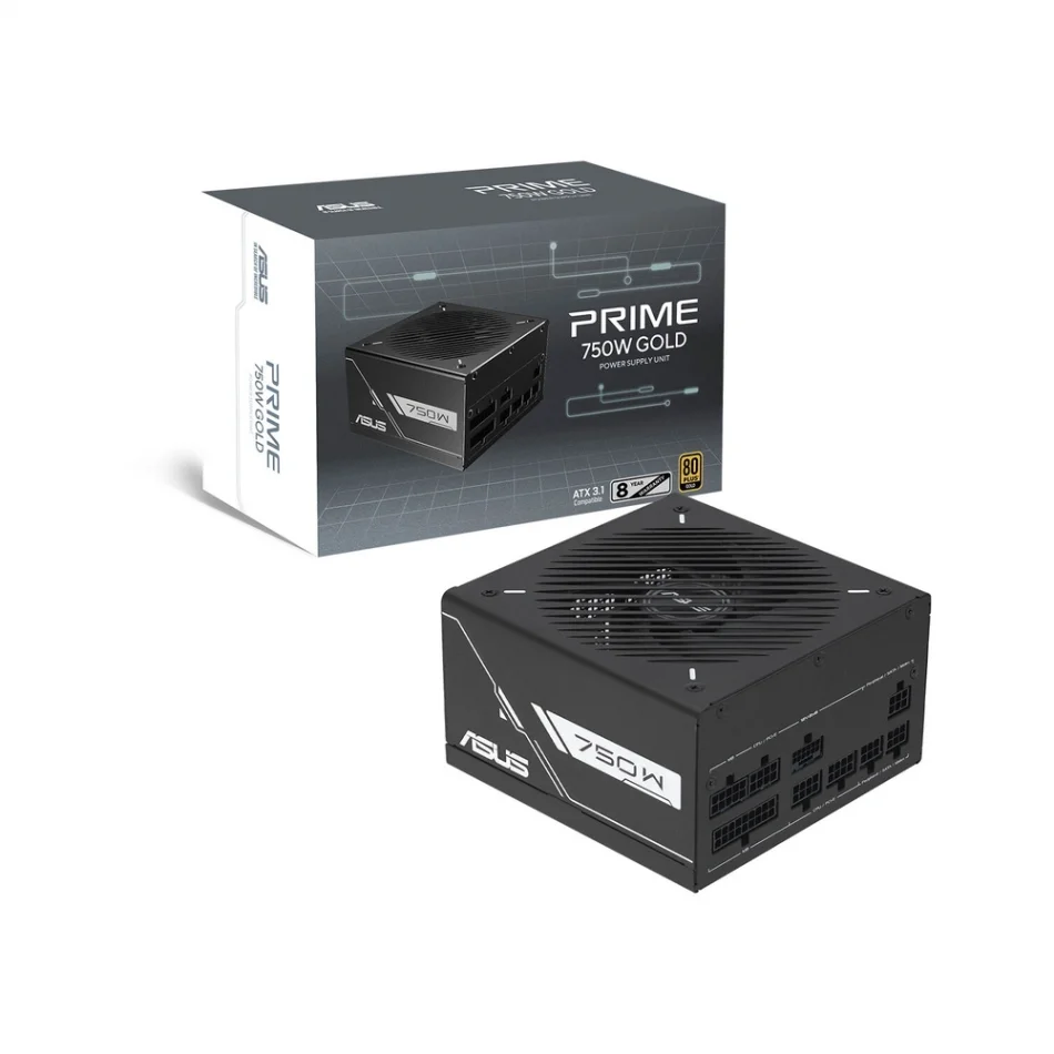 ASUS Prime 750G Black 750W 80 PLUS Gold Tam Modüler PCIe ATX 3.1 Güç Kaynağı