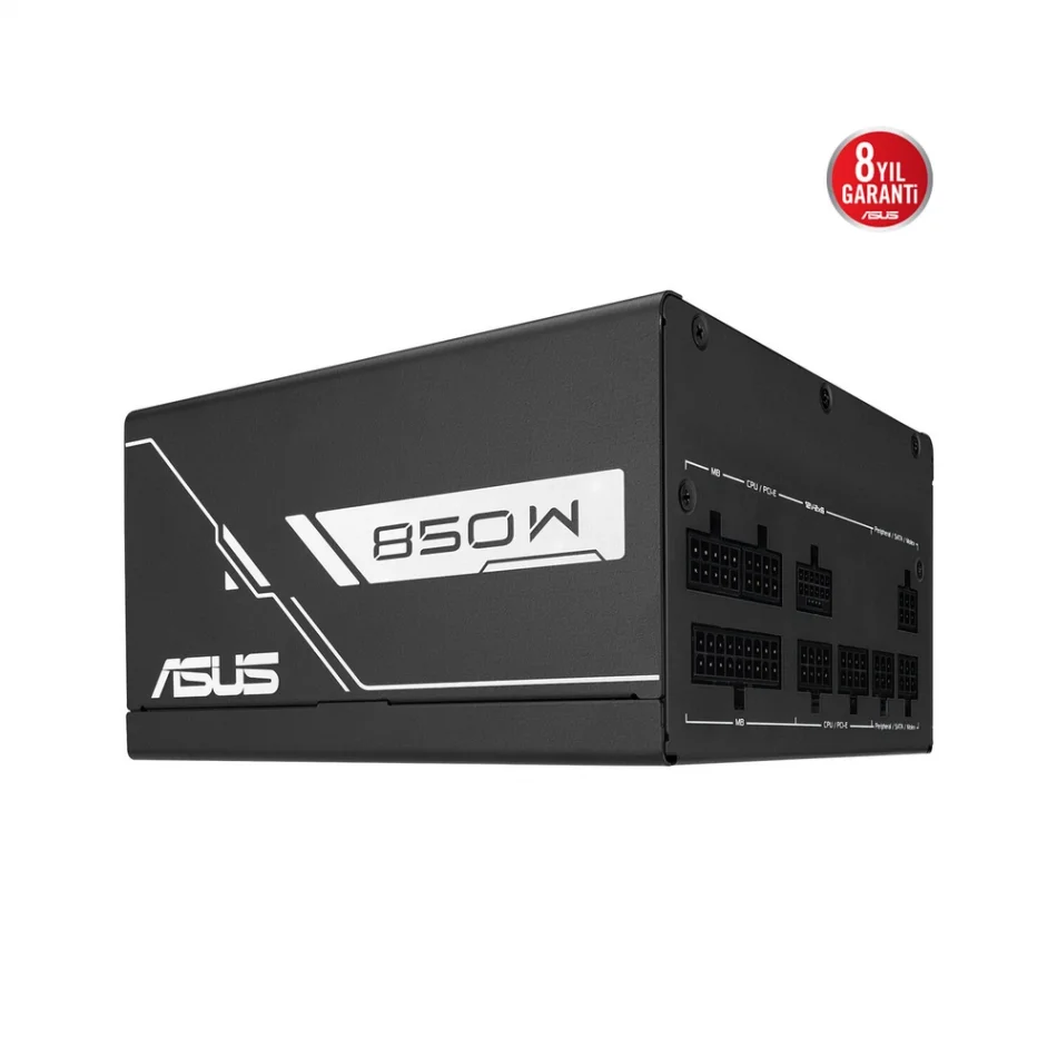 ASUS Prime 850G Black 850W 80 PLUS Gold Tam Modüler PCIe ATX 3.1 Güç Kaynağı
