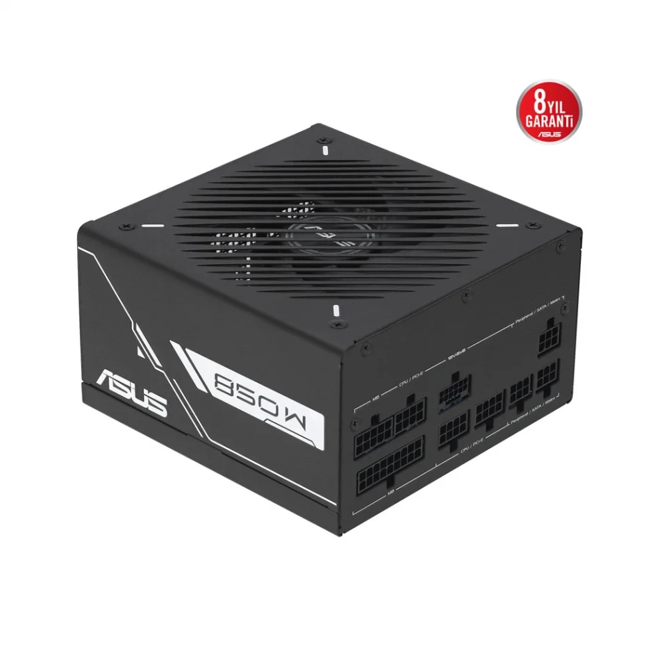 ASUS Prime 850G Black 850W 80 PLUS Gold Tam Modüler PCIe ATX 3.1 Güç Kaynağı