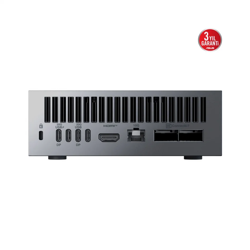ASUS Ascent GX10 Nvidia GB10 CPU Blackwell GPU LPDDR5X 128GB RAM 1TB NVMe SSD Yapay Zeka Mini Süper Bilgisayar